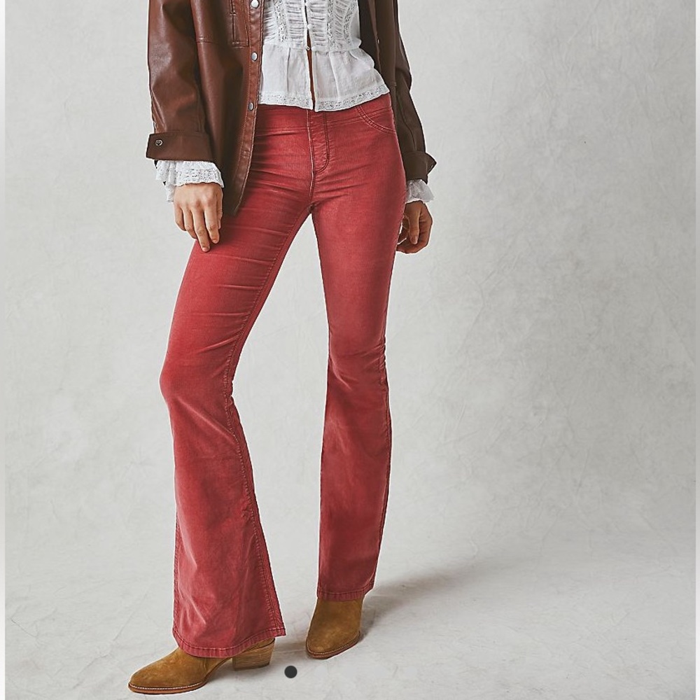 Free People Pull On Corduroy Flare